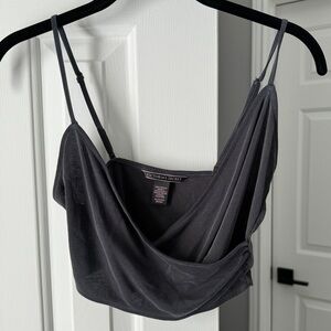 Victoria’s Secret Ribbed Crossover Crop Top